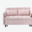 52" Modern Velvet Sofa Bed - 3-In-1 Convertible with Pillows & Side Pockets-1961656626