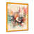 Impression dorée sur toile encadrée