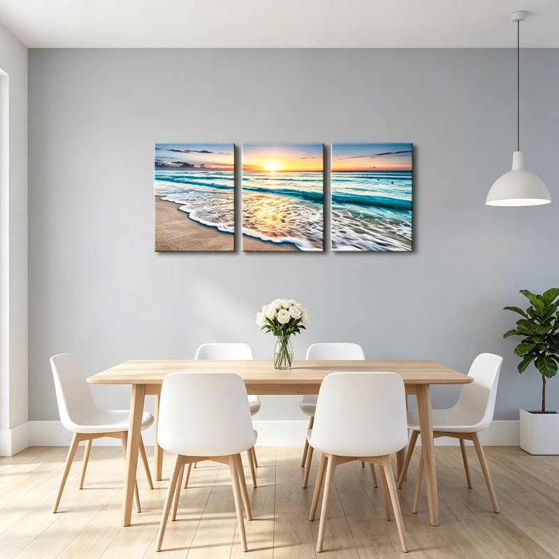 3 Piece Floater Frame Print Set on Canvas