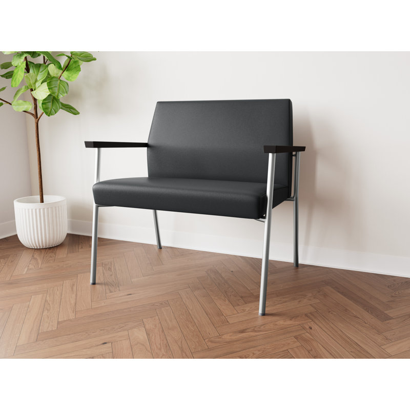 Lesro Chaise de bureau Mystic, Argent, Modena graphite