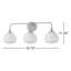 Éclairage de salle de bain à intensité variable 2 lumières Kegan-1578881080-1496121988