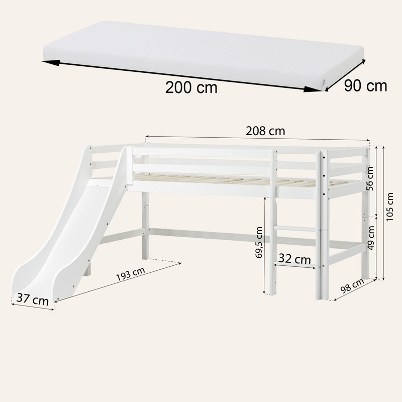 Eco Dream Mid Sleepers, European Single (90 x 200cm)