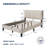 Upholstered Platform Bed with Adjustable Headboard-1563598633-1563598634-1551475404