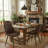 Chardee Upholstered Dining Chairs Faux Leather Waterproof Side Chair with Metal Frame-1629585632