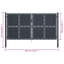 Melik Anthracite Metal Gate-1555393430