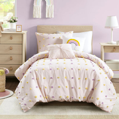Édredon simple / simple en coton TG, rose, coussins décoratifs rembourrés, -, nettoyage en douceur 4 pièces rose pour TG, rembourrage, lavable à la machine
