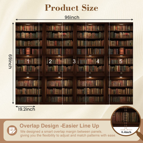 Red Barrel Studio Peel and Stick Wallpaper 144" W x 100" H Modern Self ...