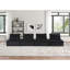 Canapé modulaire en velours confortable
