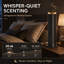 Modern Tower Waterless Cold Air Diffuser, Black