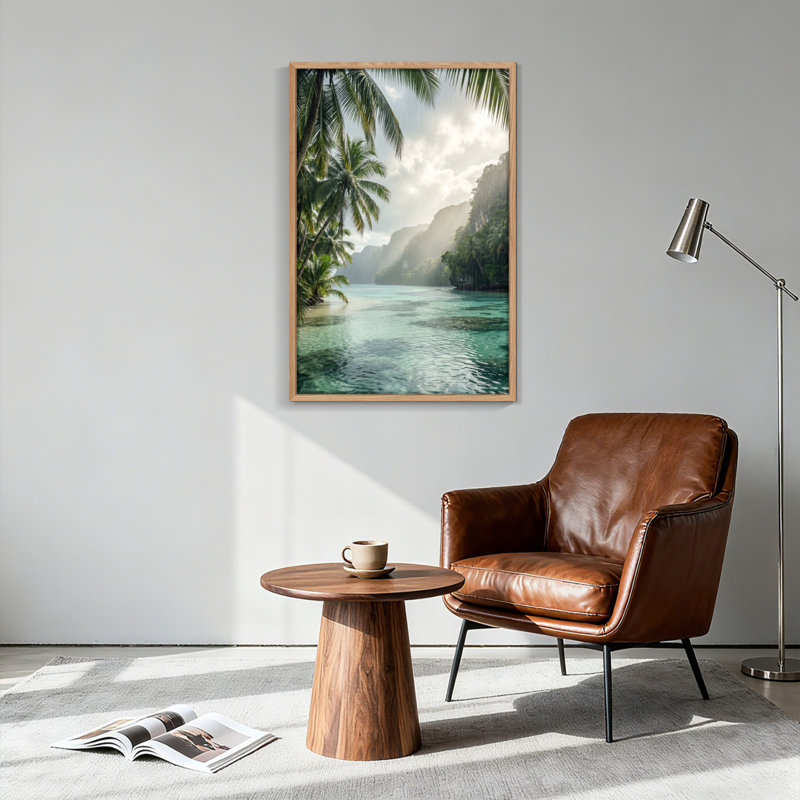 Ensemble de 1 tableau sur toile « Paradis tropical », 48"H x 32"W, Wrapped Canvas