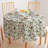 Flowers and Leaves Tablecloth-1553204597