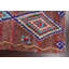 Tapis de couloir brun en Tapis décoratif laine noué à la main de conception unique 3 pi 5 po x 7 pi 7 po noué à la main