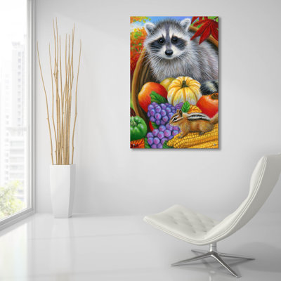 «Fall Bounty» par Bridget Voth, art mural en verre acrylique