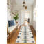 Tapis de couloir bleu et ivoire Strathearn Southwestern-767357988