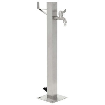 Pamphile Outdoor Stainless Steel Column Fountain