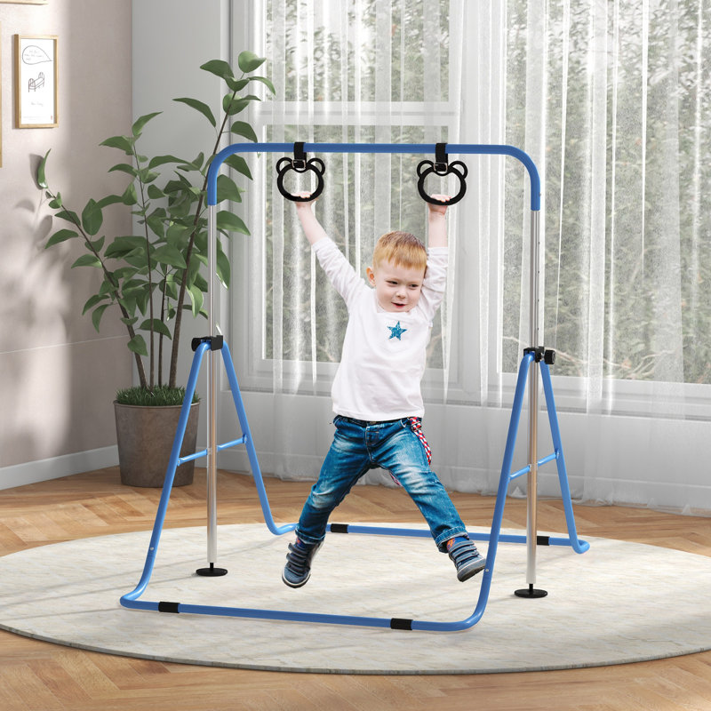 Metro Lane Cosenza Metal Foldable and Water Resistant Outdoor Kids Game, Blue