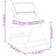  Ensemble de 6 chaises bistro en bambou crème, tissu (100% polyester)-436968894-436968895