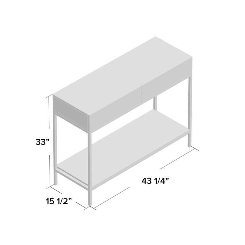 Woodway 43.3'' Console Table