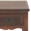 Table d'appoint latérale à 1 tiroir en bois brun Markley, 16 po x 16 po x 29 po-1373584900