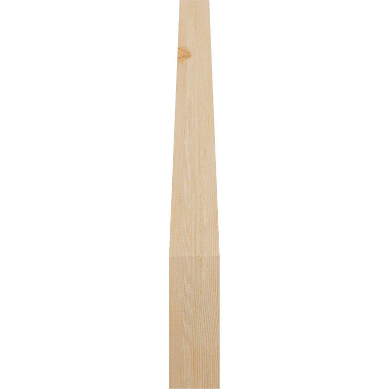Attelle impériale du genou, Sapin de Douglas, Lisse, H 34 po x l 3,5 po x P 26 po