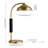 Denton Metal Desk Lamp
