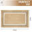 Hand Braided Natural Jute printed Tishon Rectangle-1572500323