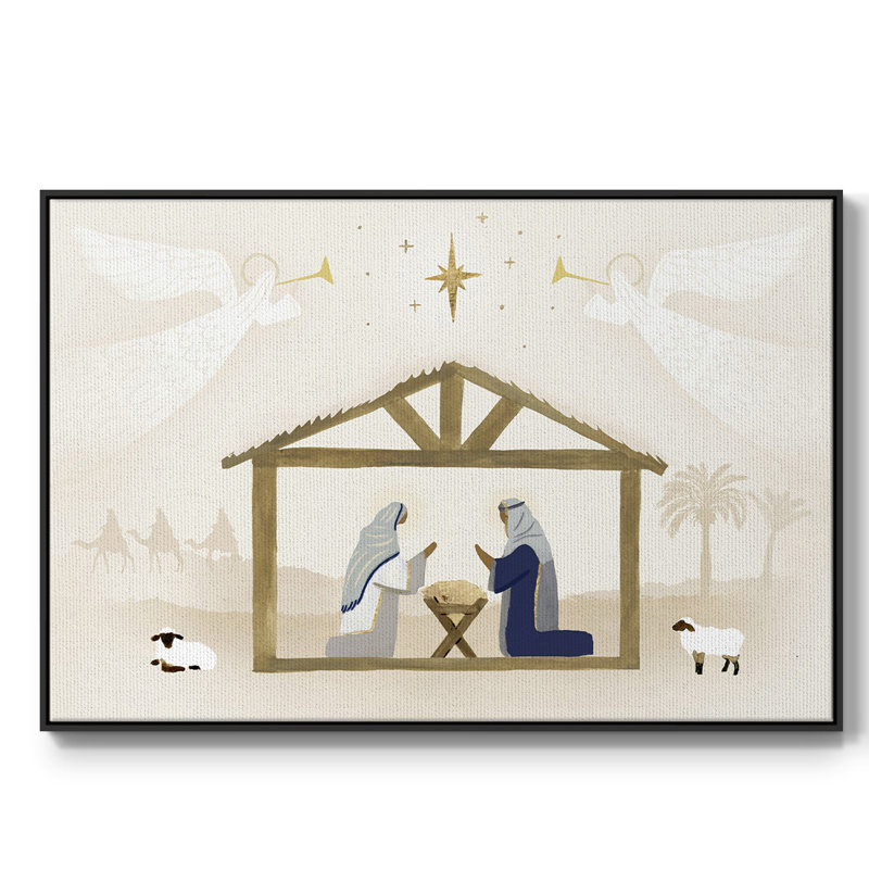 Away In A Manger Collection A, H 27 po x l 41 po x P 2 po, Noir