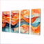 Nurin - Biomorphism Wall Art - ensemble de décorations murales modernes-754428531-754428543