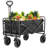 Portable Collapsible Utility Wagon Garden Carts-97760542-110687530