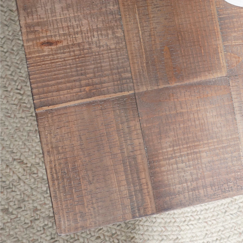 Table basse rustique en bois industriel