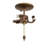 Jalah Glass Semi Flush Mount