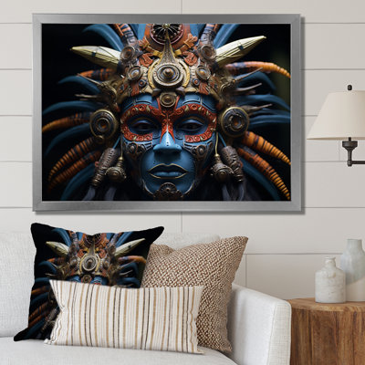 «Christaphor African Tribes Mende Mask II», reproduction sur toile