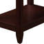 Table d'appoint avec tiroir et tablette inférieure - Idéal pour les espaces compacts-117884095