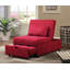 Fauteuil convertible en polyester touffeté de 26 po de largeur Jurick-1843170651
