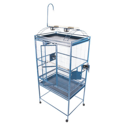 Small Blue Play Top Cage