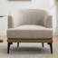 Fauteuil rembourré rond pour le salon-145210242
