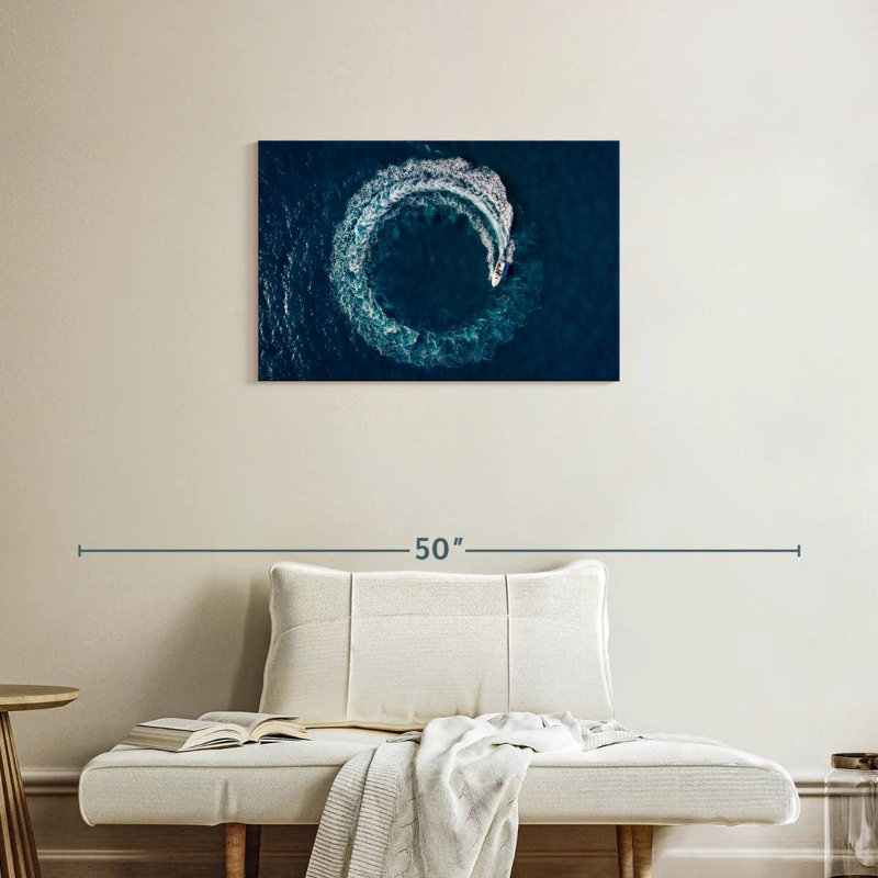Mehar Boat Loop At Sea, 20" H x 30" W