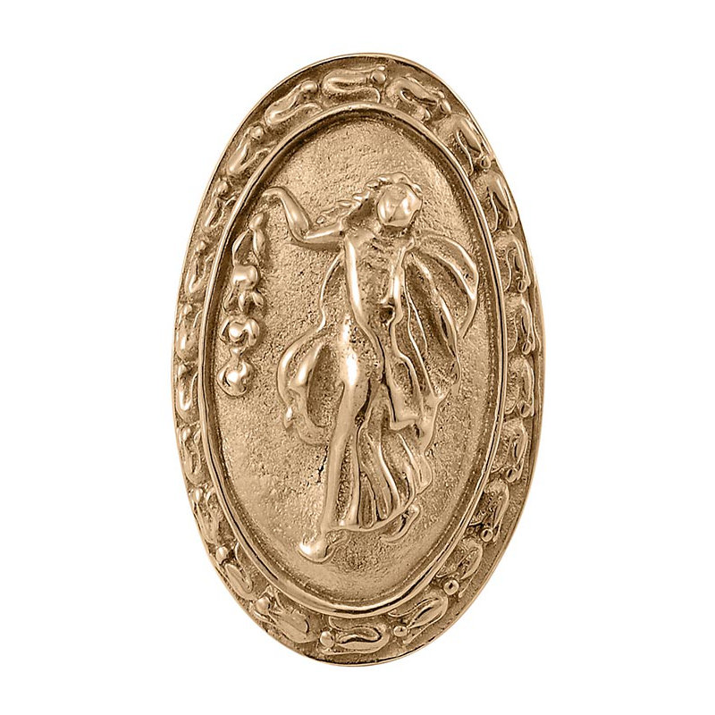 Sforza Oval Knob, Polished Gold