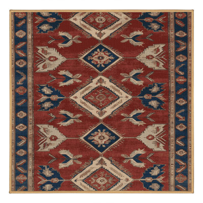Tapis brun lavable à la machine