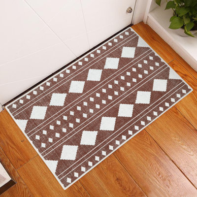 Tapis d'entrée antidérapant de 36 po x 24 po Matthes