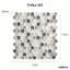 Polka 1" Glass, Ceramic & Natural Stone Penny Round Mosaic Tile-50644687
