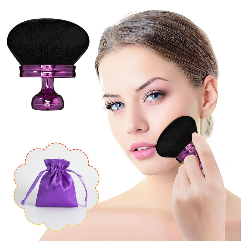 Backpack Brush+drawstring Bag, Purple