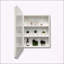 Armoire à pharmacie polyvalente avec intérieur spacieux et design épuré