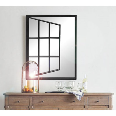 Wong Metal Flat Wall Mirror