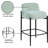 Bourton Upholstered Counter Stool with Metal Frame-537909007