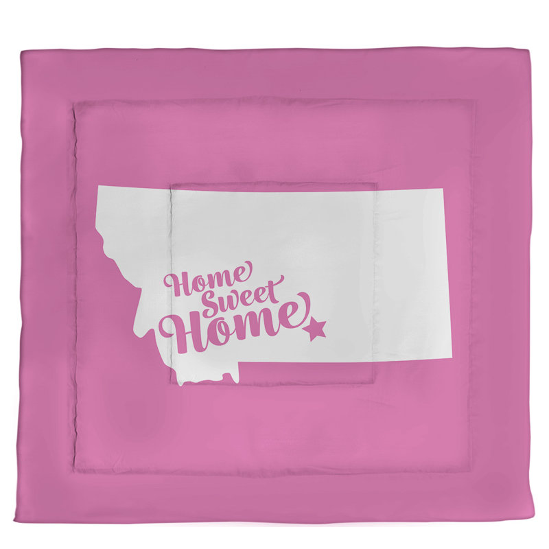 Modern & Contemporary Polyester Percale Comforter, King Comforter, Pink