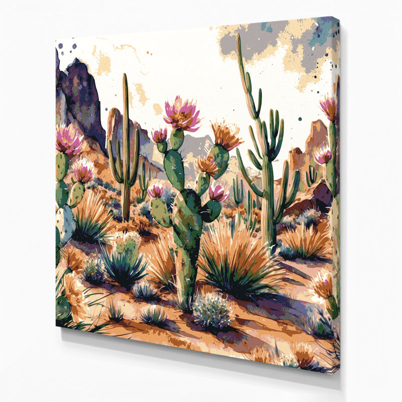 Art mural sur toile, "Wildflower" par Southwestern