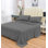 Ensemble de draps 1800 fils en rayonne de bambou