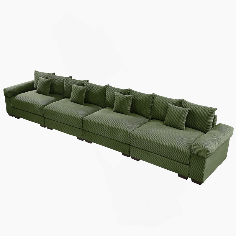 Canapé modulaire surdimensionné 170 pouces Cloud, Vert