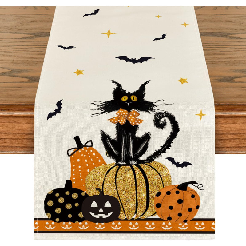 Joselina Runner Halloween Polyester Table Runner